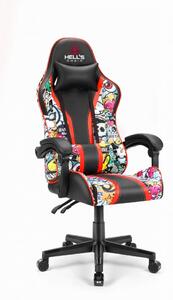 Gaming stolica HC-1005 Graffiti svijetle boje