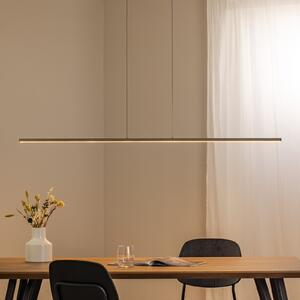 Nowodvorski Lighting LED viseća svjetiljka BAR, maslinasto zelena, duljina 150 cm, metalna, 32 W, Zelena, Dnevni boravak/blagovaonica, Aluminij