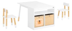 Dječji stol s 2 stolice 90x60x53cm