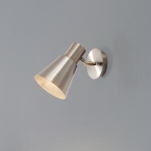 Opviq Zidna lampa Kem, mesing, metal, visina 22 cm, E27, prigušiva, Zlato / mjed, Dnevni boravak/blagovaonica, Metal