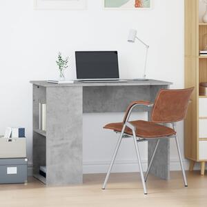 VidaXL Radni stol boja betona 100 x 55 x 75 cm od konstruiranog drva