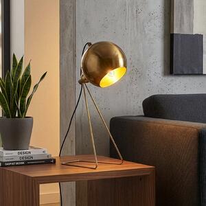 Opviq Stolna lampa Mix, mesing, metal, visina 45 cm, E14, Zlato / mjed, Dnevni boravak/blagovaonica, Metal