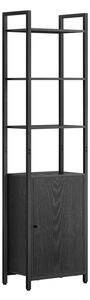 Polica za knjige 24 x 60 x 159,5 cm - Crna - 40Bcm