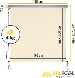 Vertikalna tenda Sol Royal - Bež - 180X250cm