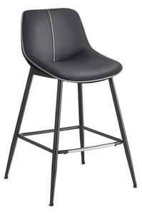 Barske stolice set 2 kom visina 87,5 cm - Crna