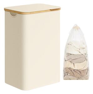 Košara za rublje 60 litara - 90L (42 x 32 x 70,5 cm) - Bež