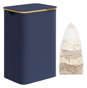 Košara za rublje 60 litara - 90L (42 x 32 x 70,5 cm) - Plava