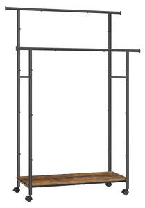 Stalak za odjeću 39,6 x 98,5 x 156,8 cm - Smeđe-crna