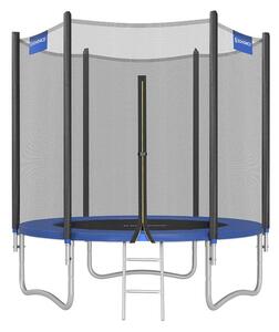 Trampolin Ø 183 cm s mrežom za vrt - Plava