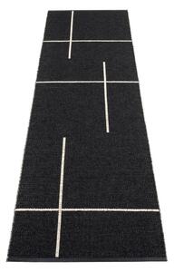 Crna unutarnja i vanjska staza 70x270 cm Fred Black – Pappelina