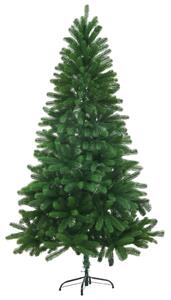 VidaXL Umjetno osvijetljeno božićno drvce 180 cm zeleno