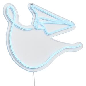 Neonska zidna svjetiljka plava uklj. LED - Paperplane