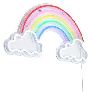 Neonska zidna svjetiljka višebojna uklj. LED - Rainbow