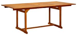 VidaXL Vrtni blagovaonski stol (150 - 200)x100x75 cm od drva bagrema