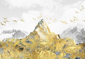 Foto tapeta - Zlatne planine (147x102 cm)