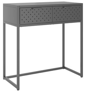 VidaXL Konzolni stol antracit 72 x 35 x 75 cm čelični