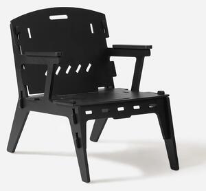Kuhinjska stolica 72x55x70,5 Cm - Crna