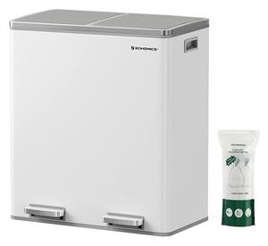 Separator otpada 60 litara (2 x 30 L) - Bijela