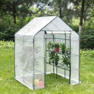 Plastenik od folije 143x143x195 cm 130 g/m²