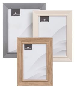 Smeđi/u prirodnoj boji stojeći/viseći okviri u setu 3 kom 14x19 cm – Casa Selección
