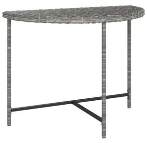 VidaXL Vrtni stol sivi 100 x 50 x 75 cm od poliratana