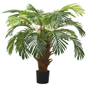 VidaXL Umjetna cikas palma s posudom 90 cm zelena