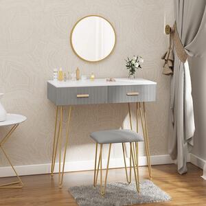 Toaletni stol s ogledalom 80x40cm