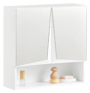 Bijeli zidni ormarić L48 * D17 * H48cm