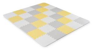 KINDERKRAFT - Pjenaste puzzle LUNO 30kom siva/žuta