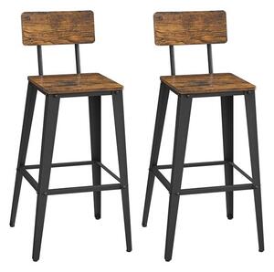 Set od 2 barske stolice s naslonom