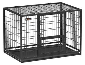 Kavez za pse s 2 vrata 107 x 70 x 74,9 cm