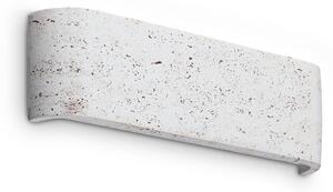 IDEAL LUX Ideal Lux Delta LED zidna svjetiljka, betonska završna obrada, širina 30 cm,, Smeđa / hrđa, Dnevni boravak/blagovaonica, Beton, Zidni kvadrat
