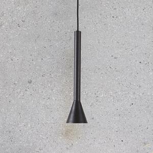 IDEAL LUX Ideal Lux Diesis LED viseća svjetiljka, crna, Ø 6 cm, metal, Crno, Dnevni boravak/blagovaonica, Metal