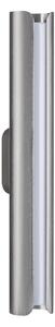 IDEAL LUX Ideal Lux Dorica LED zidna svjetiljka, siva, visina 30 cm, metal, Sivo, Dnevni boravak/blagovaonica, Aluminij