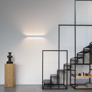 IDEAL LUX Ideal Lux Delta LED zidna svjetiljka, bijela, širina 30 cm, 4.000 K, Bijela, Dnevni boravak/blagovaonica, Aluminij, Zidni kvadrat