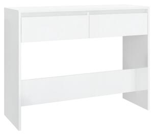 VidaXL Konzolni stol visoki sjaj bijeli 100 x 35 x 76,5 cm od iverice