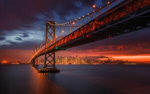 Fotografija Fire over San Francisco, Toby Harriman