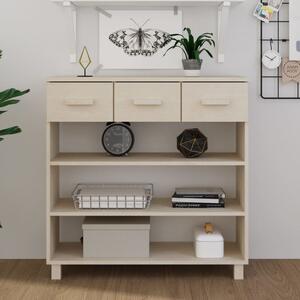 VidaXL Konzolni stol HAMAR boja meda 90x35x90 cm od masivne borovine