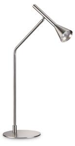IDEAL LUX Ideal Lux Diesis LED stolna lampa, nikl, visina 65 cm, s prigušivačem, prigušiva, Metalik, Dnevni boravak/blagovaonica, Metal