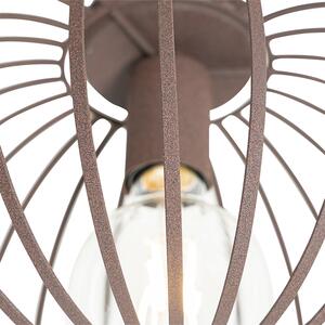 Dizajnerska stropna svjetiljka hrđavo smeđa 30 cm - Johanna
