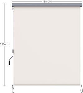 Balkonska tenda na razvlačenje bež - 2,5x1,8m