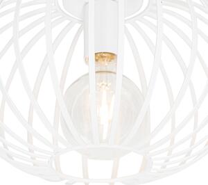 Dizajnerska stropna lampa bijela 30 cm - Johanna