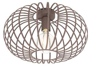 Design plafondlamp roestbruin 39 cm - Johanna