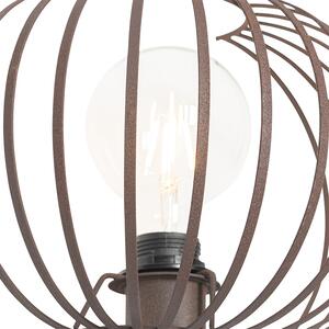 Dizajnerska zidna lampa hrđavo smeđa 30 cm - Johanna