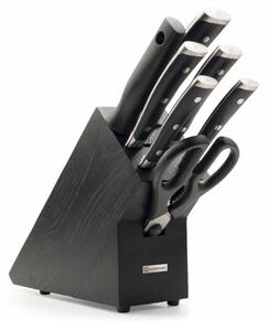 Wüsthof - Set kuhinjskih noževa na stalku CLASSIC IKON 8 kom crna