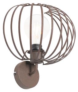 Design wandlamp roestbruin 30 cm - Johanna