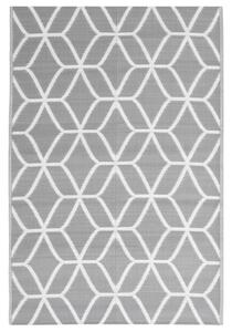 VidaXL Vanjski tepih sivi 140 x 200 cm PP