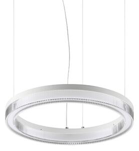 IDEAL LUX Ideal Lux Crown LED viseća svjetiljka, Ø 40 cm, bijela, metal, Bijela, Dnevni boravak/blagovaonica, Metal