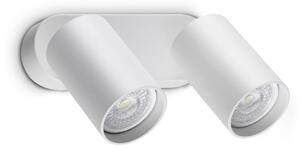 IDEAL LUX Ideal Lux Dynamite okrugli zidni reflektor, bijeli, 16,5 cm, 2 svjetla, Bijela, Dnevni boravak/blagovaonica, Metal