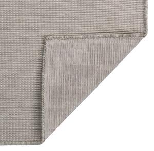 VidaXL Vanjski tepih ravnog tkanja 160 x 230 cm sivo-smeđi